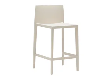 SAIL BQ1251 - Polymer stool with footrest by Andreu World - view 2